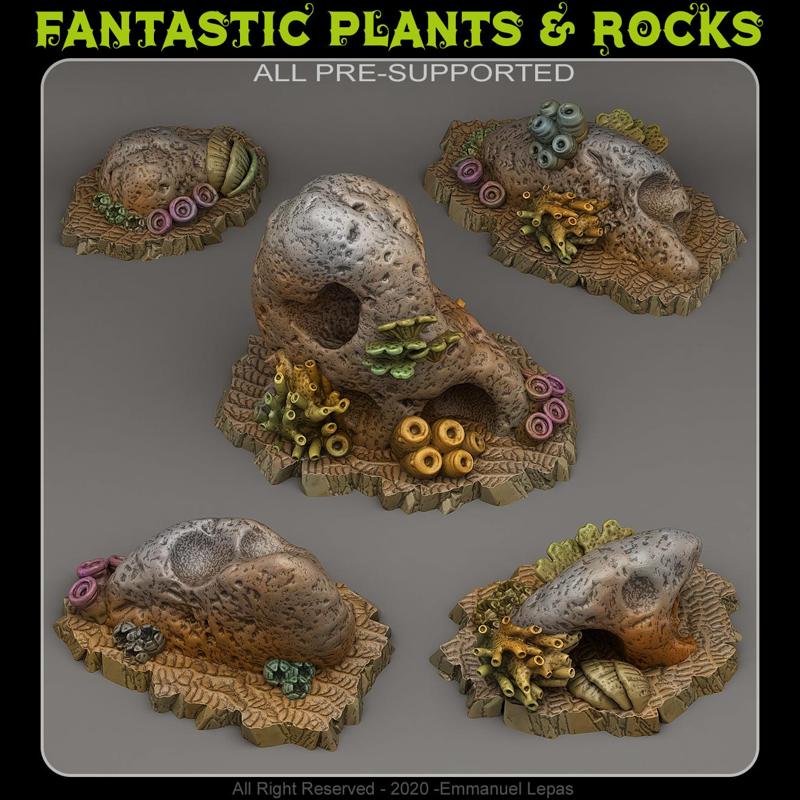 UNDERWATER STONES CAVES