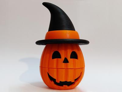 Halloween Pumpkin Candy Bowl Container