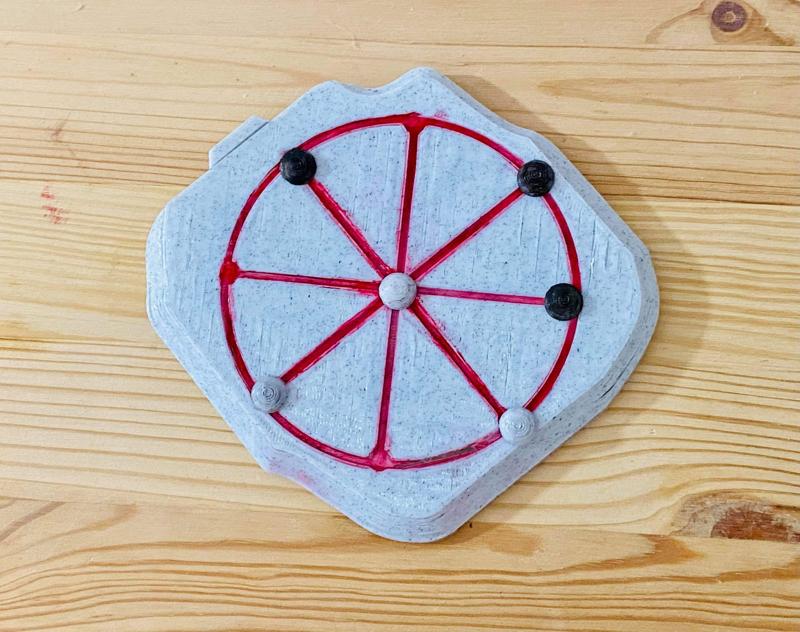 Terni Lapilli Board Game