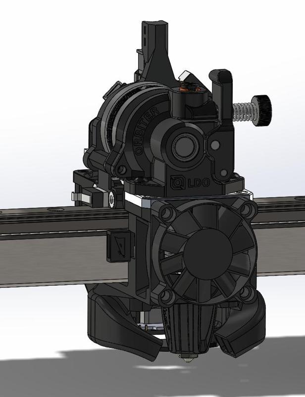 T1H2 Printhead for MGN12 Rails / RatRig Vcore