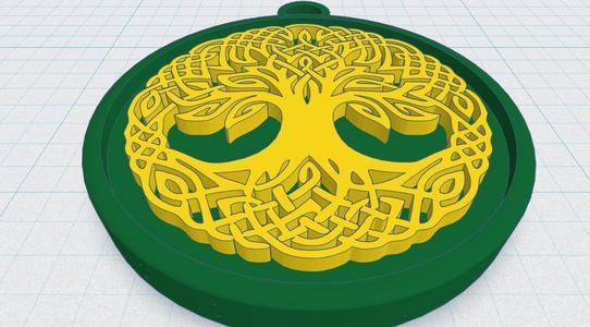 Celtic / Norse - Tree Of Life Pendent 48