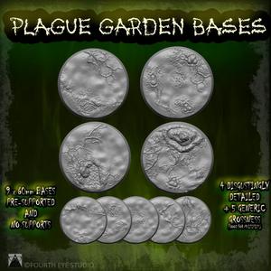Plague Garden Bases - 60mm