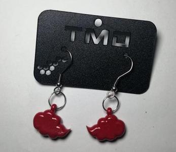 Cloud akatsuki 3D Naruto shippuden (earring, pendant)