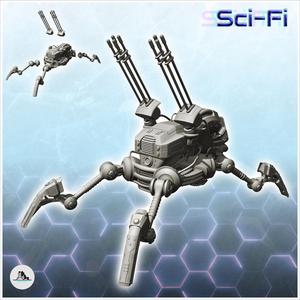 Phoreus combat robot (5) - Future Sci-Fi SF Post apocalyptic Tabletop Scifi Wargaming Planetary exploration RPG