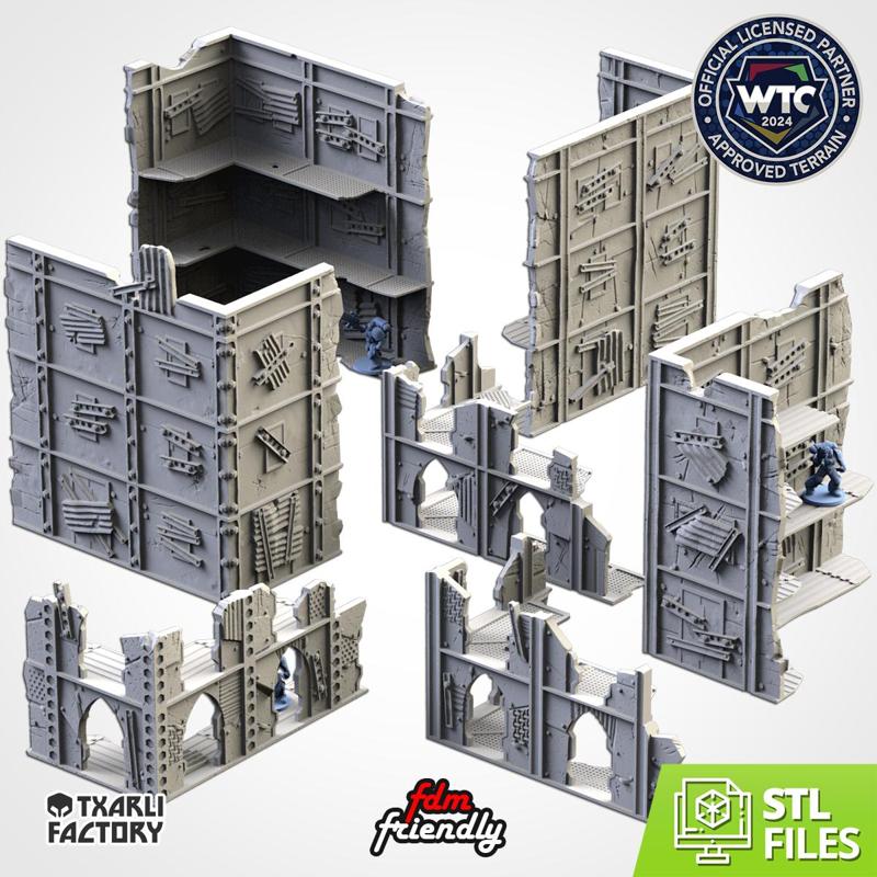 POST APPOCALYPTIC RUINS WTC SET 01