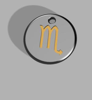 Keychain scorpion,scorpio