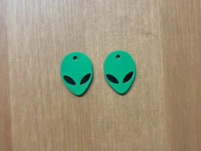 alien earrings