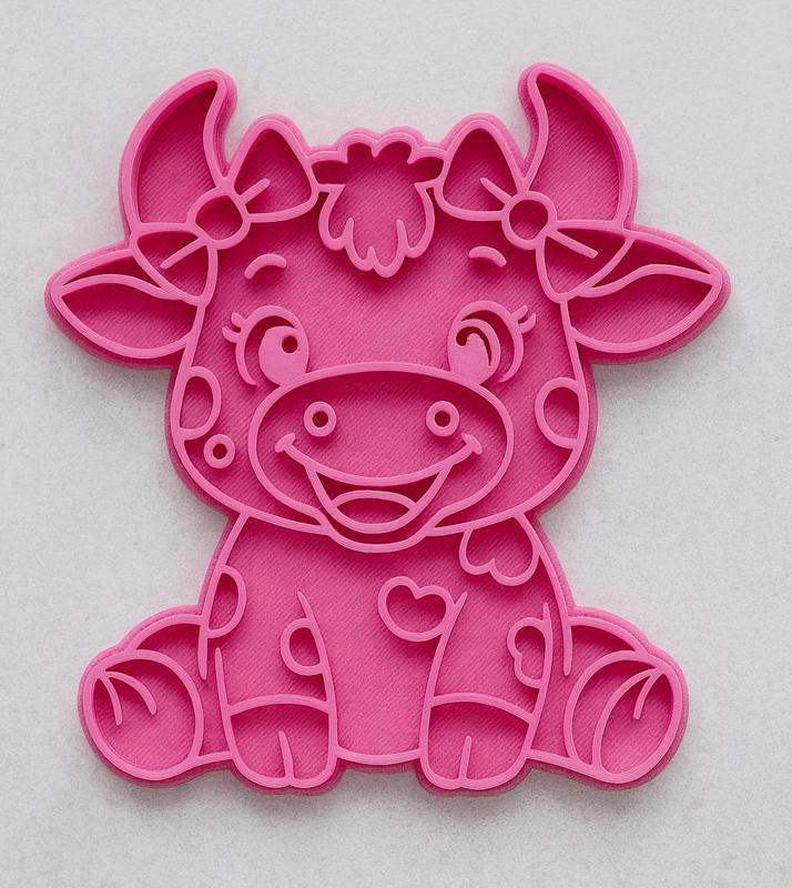 Sitting Cow Cookie Cutter