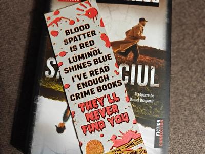 Crime Book Lover Bookmark HueForge