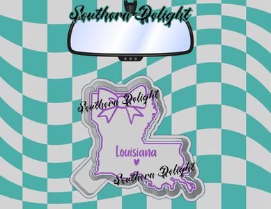 Louisiana w/ bow freshie mold