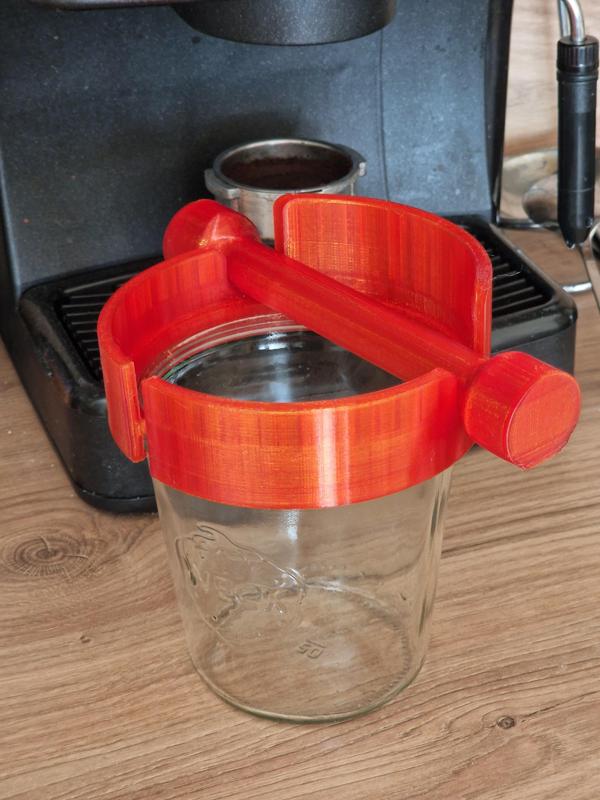 Weck jar espresso knock box