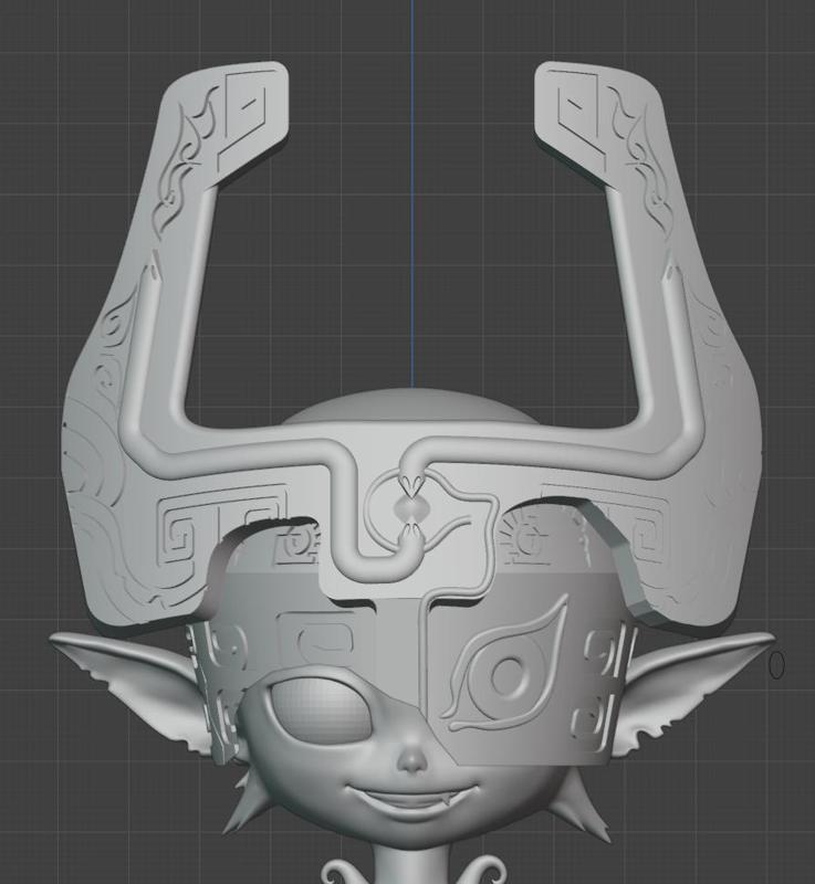 Midna Helmet for Kabbit BJD
