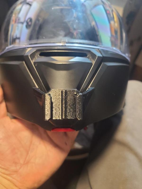 HJC I90 GoPro chin mount