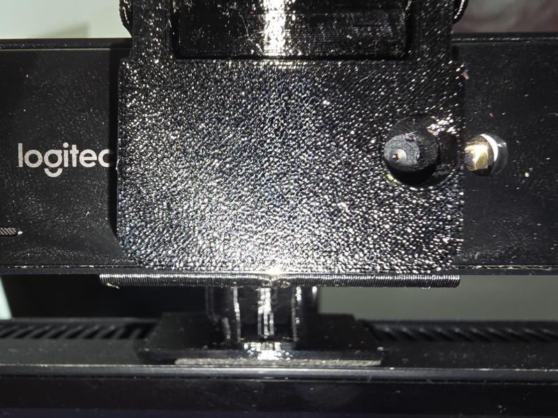 Logitech Brio privacy cover with IR camera cutout