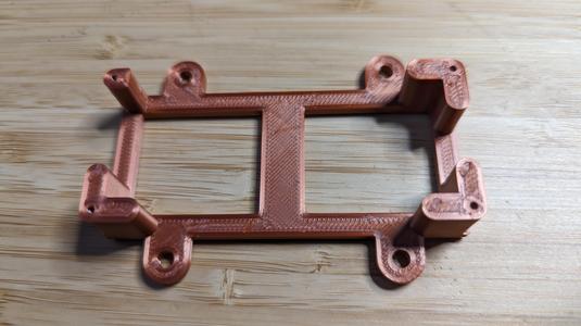 Panel mount for the 1602 LCD with i2c backpack