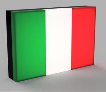 World Flags - Italy LED Lamp
