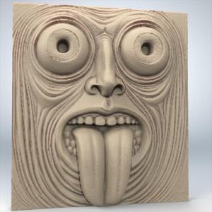 Bust Bas Relief - 10