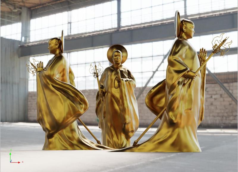 Tang Sanzang Monk 3D model