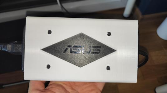 Asus (or any) laptop charger under desk mount