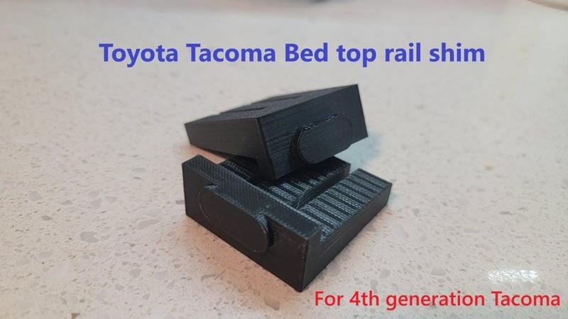 Toyota Tacoma (4th generation) bed top rail shim