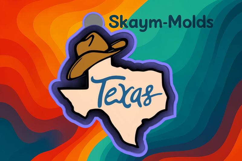🤠⭐ Lone Star Cowboy – Freshie, Ornament, Resin & Candle Mold