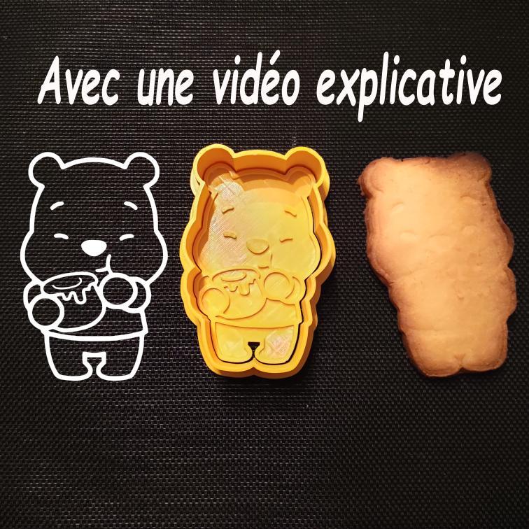 Cookie cutter Winnie et tuto