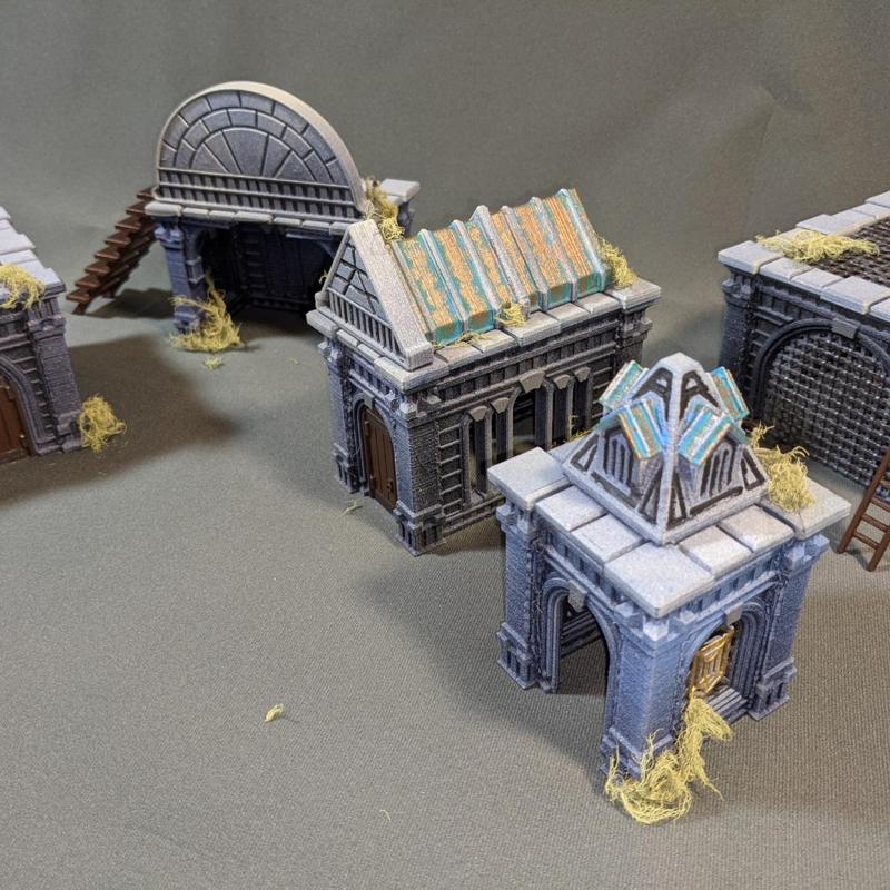 Crypts - Fantasy Ruins Modular System - Building Blocks