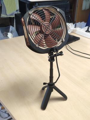 GoPro-compatible 15cm PC-fan mounting bracket