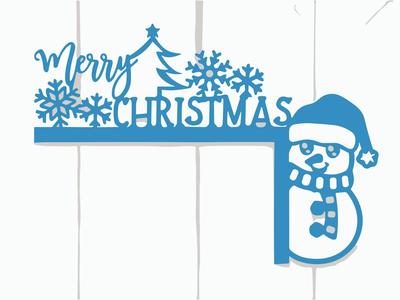 Christmas - Snowman Door Decor