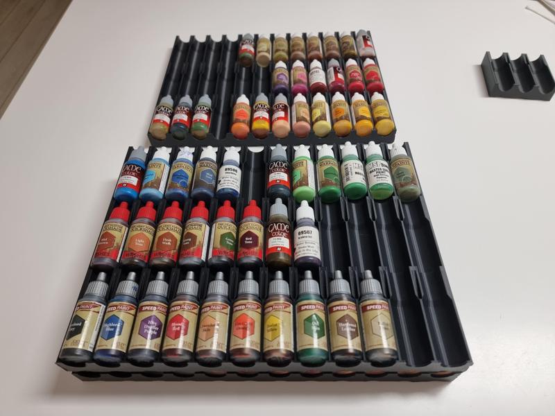 Stackable paint trays - Deluxe version