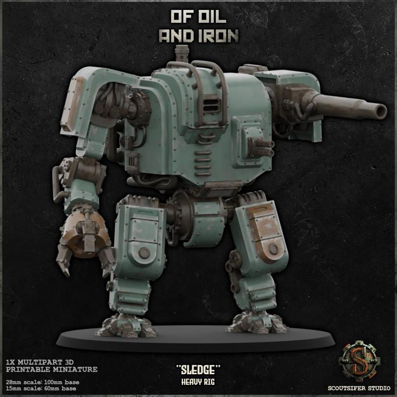 "Sledge" Heavy Rig | Dieselpunk Mech