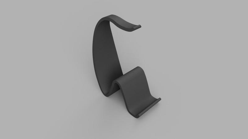 design headset and phone holder