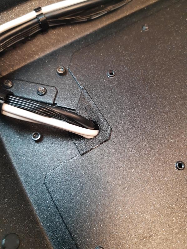 Corner Cable Passthrough for Original Prusa Enclosure