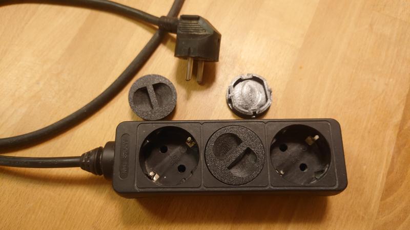 Dust Cover for Schuko Socket Type F (CEE 7/4)