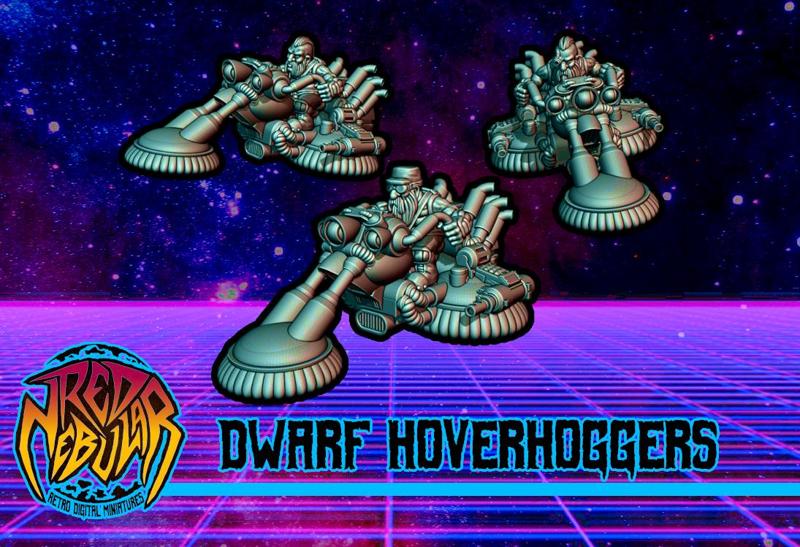 Space dwarf Hoverhoggers set 1
