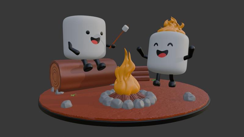 Marshmallow Campfire