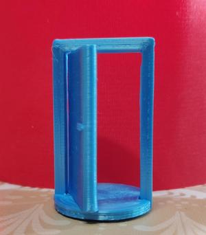 Hinged door for board games