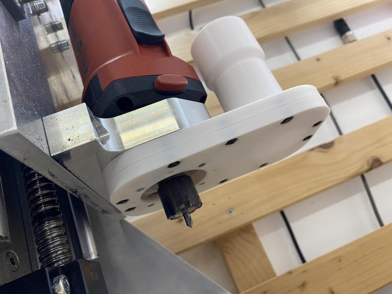 CNC suction unit for 43mm mount