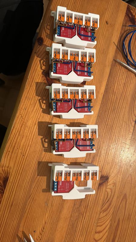 Shelly Plus / Wago Din Rail Bracket