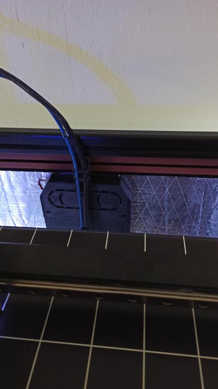 Reborn 2    Mount for Nevermoore Filter + Bouwden and Canbus-cable clip