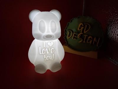 I Love You Bear TEALIGHT