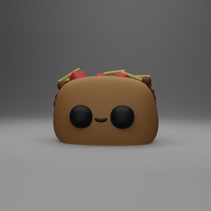 kawaii fast food - taco v1