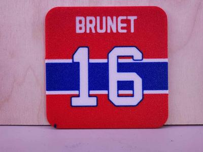NHL Coaster - SYLVAIN BRUNET