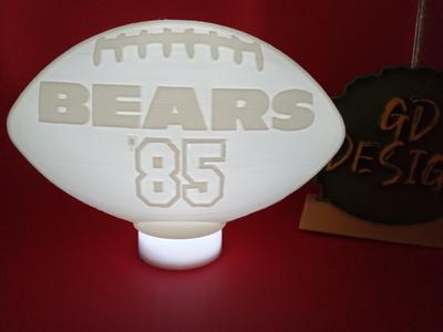 Chicago Bears Mike Ditka Ver 1 NFL FOOTBALL LIGHT