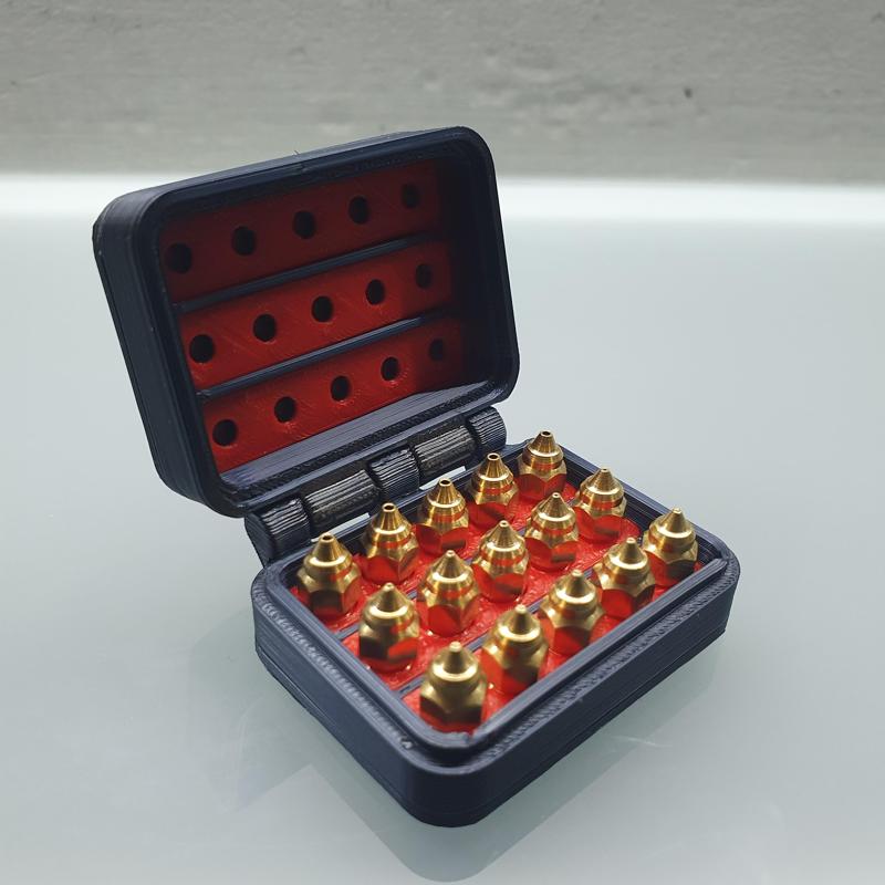 Nozzle holder box