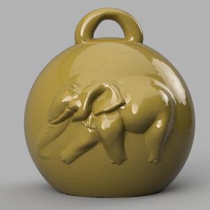 Christmas ball elephant