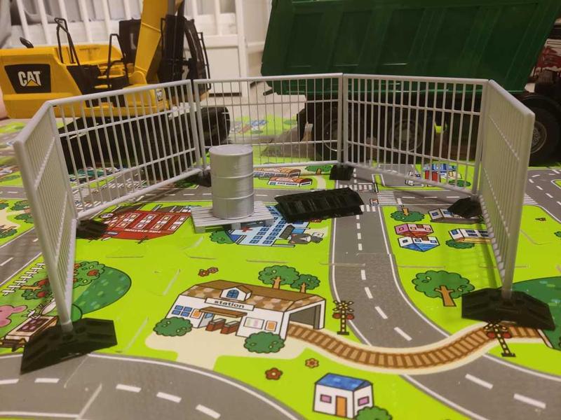 Bruder Bauzaun Fußplatte