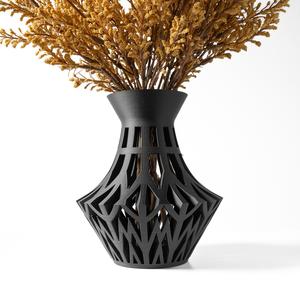 The Ark Vase, Modern and Unique Home Decor for Dried and Preserved Flower Arrangement  | STL File