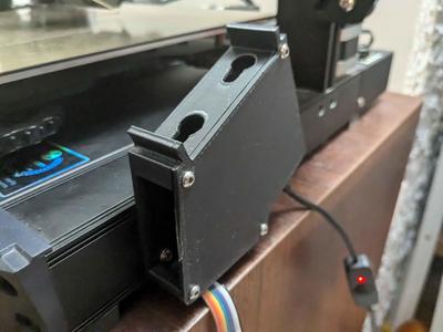 Ender 3 S1 Display Mount with Raspberry PI 3A Case