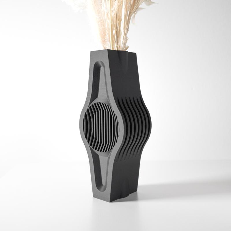 The Miro Vase, Modern and Unique Home Decor for Dried and Preserved Flower Arrangement  | STL File